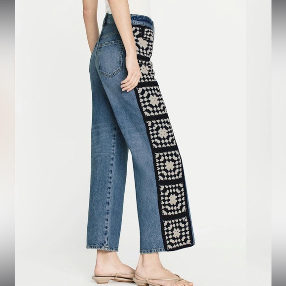 Le Jane Crop Crochet in Baines Clean - Picture 5 of 9